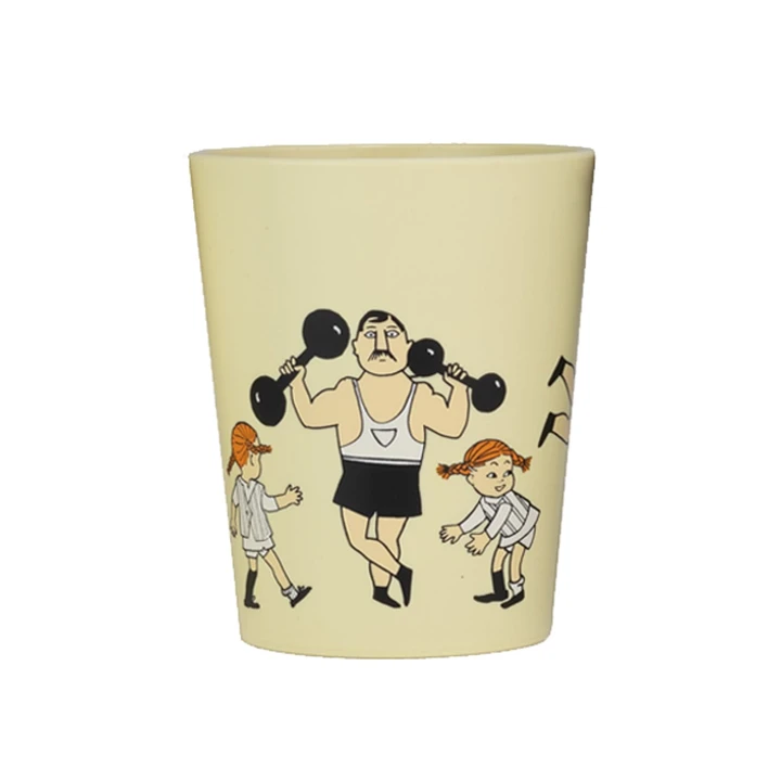 Tumbler mug Pippi Longstocking - Yellow