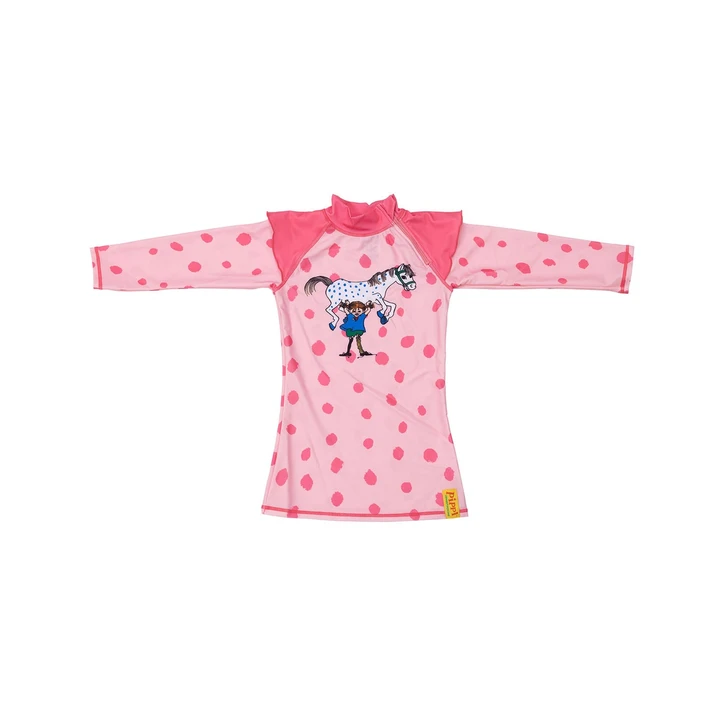 Oberteil mit UV-Schutz - Pippi Langstrumpf - Rosa