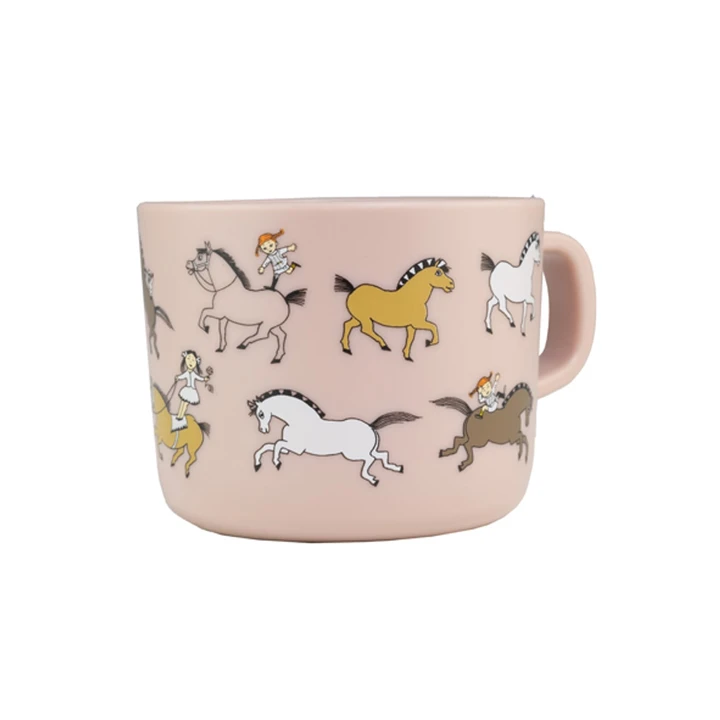 Becher mit Henkel Pippi Langstrumpf – Rosa