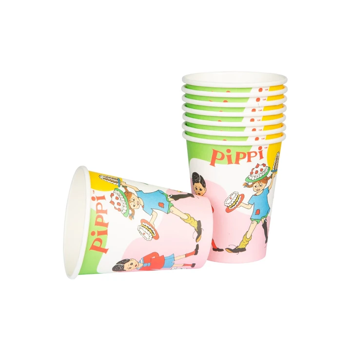 Papermugs Pippi Longstocking 8-pack