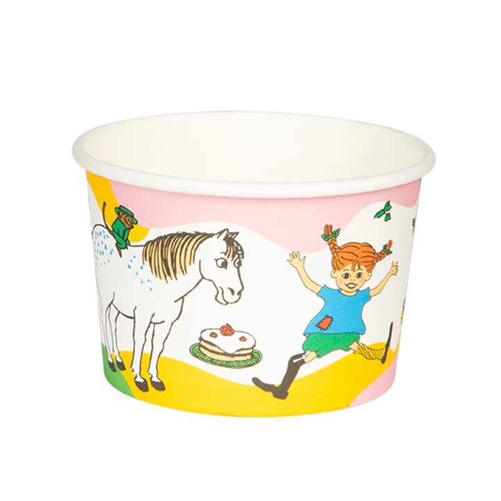 Ice cream cups Pippi Longstocking 8-pack