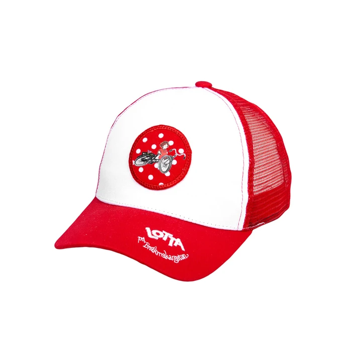 Trucker Cap Lotta aus der Krachmacherstraße - Weiß/Rot