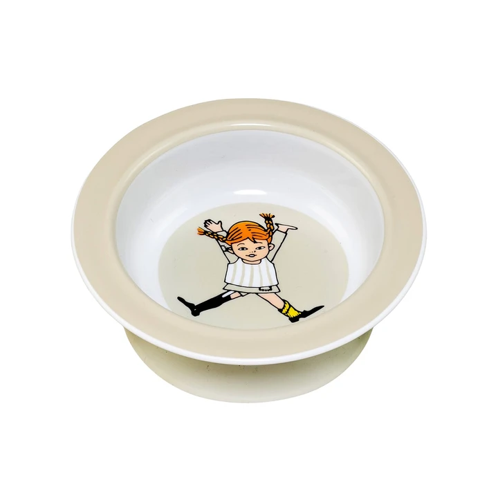 Suppenteller für Babys - Pippi Langstrumpf - Beige