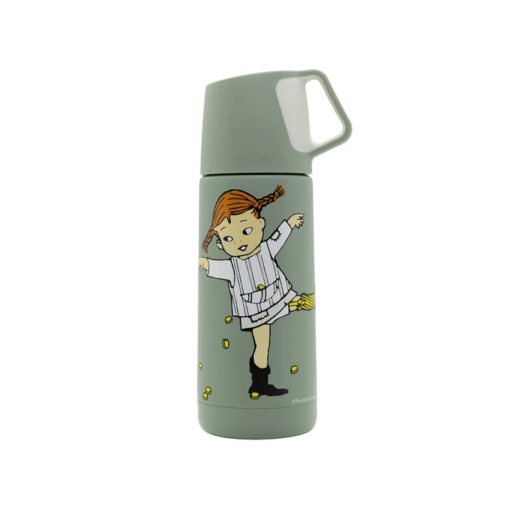 Pippi Langstrumpf Thermosflasche 0,35 l – Grün