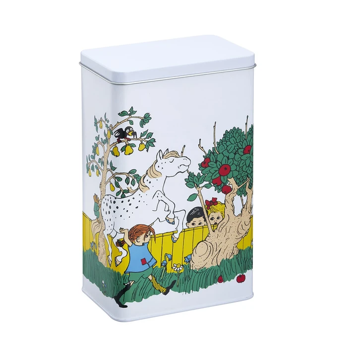 Pippi Longstocking and Her Horse Tin Jar