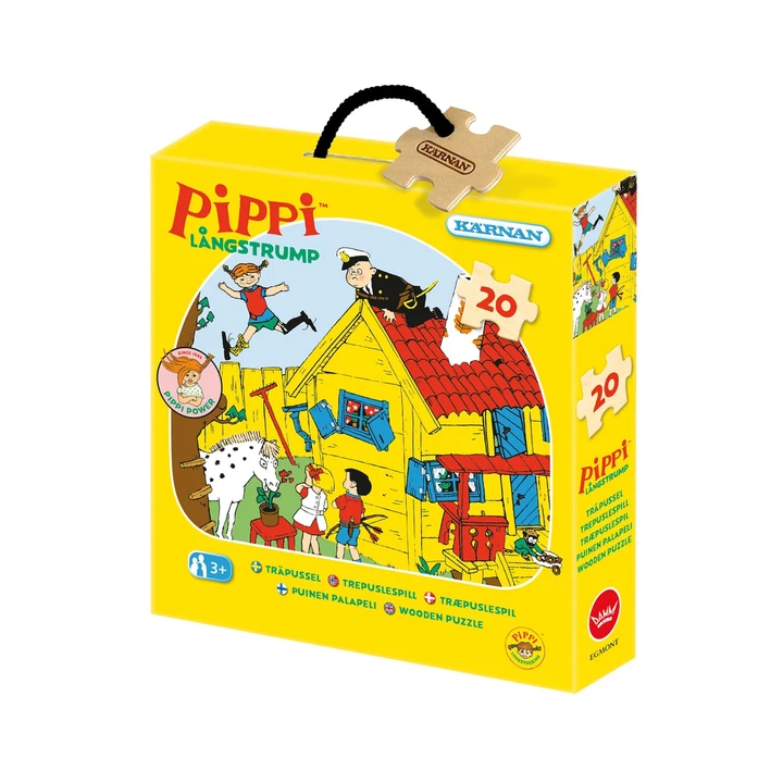 Holzpuzzle Pippi Langstrumpf - 20 Teile