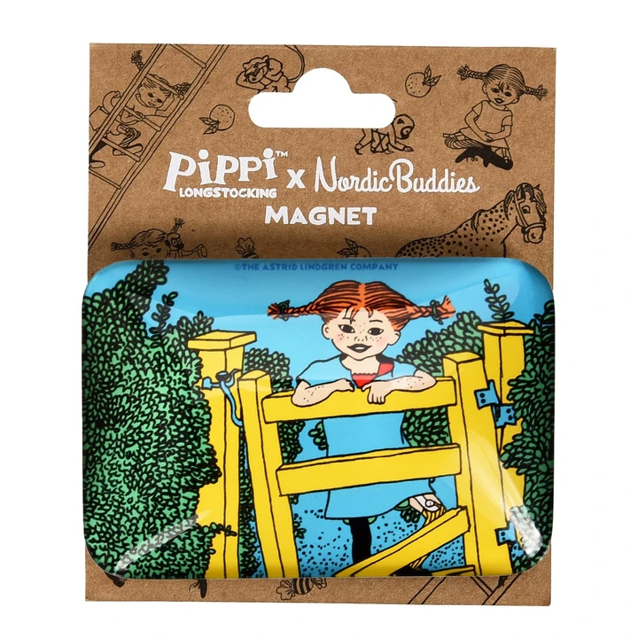XL Glasmagnet Pippi und Tor Motiv