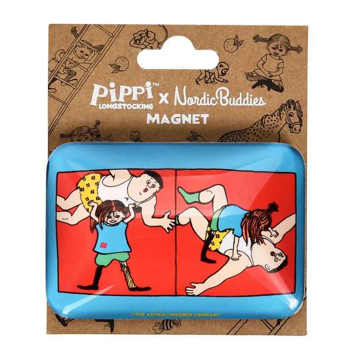 XL Glasmagnet Pippi Ringt Motiv