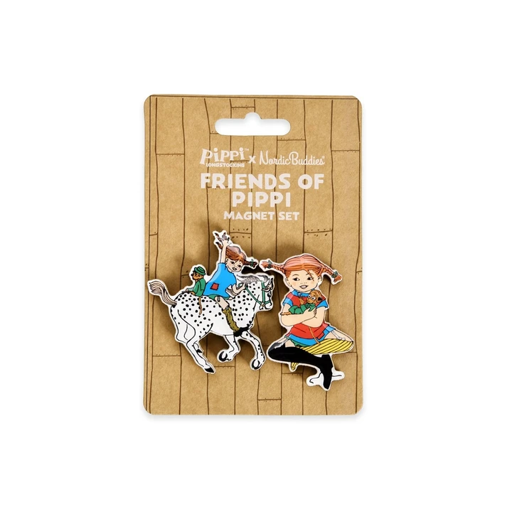 Figurenmagnete Pippi & Kleiner Onkel und Pippi & Herr Nilsson - 2er-Set