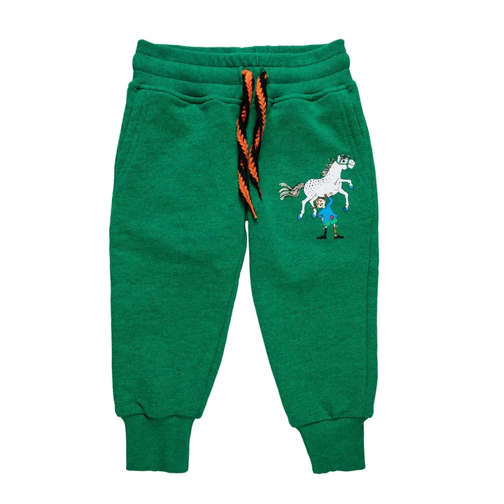 Pippi Langstrumpf Sweathose Grün - Kinder
