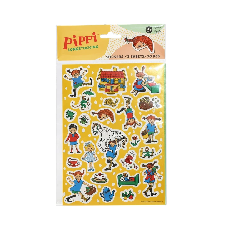 Sticker Pippi Langstrumpf und Freunde - 70 St