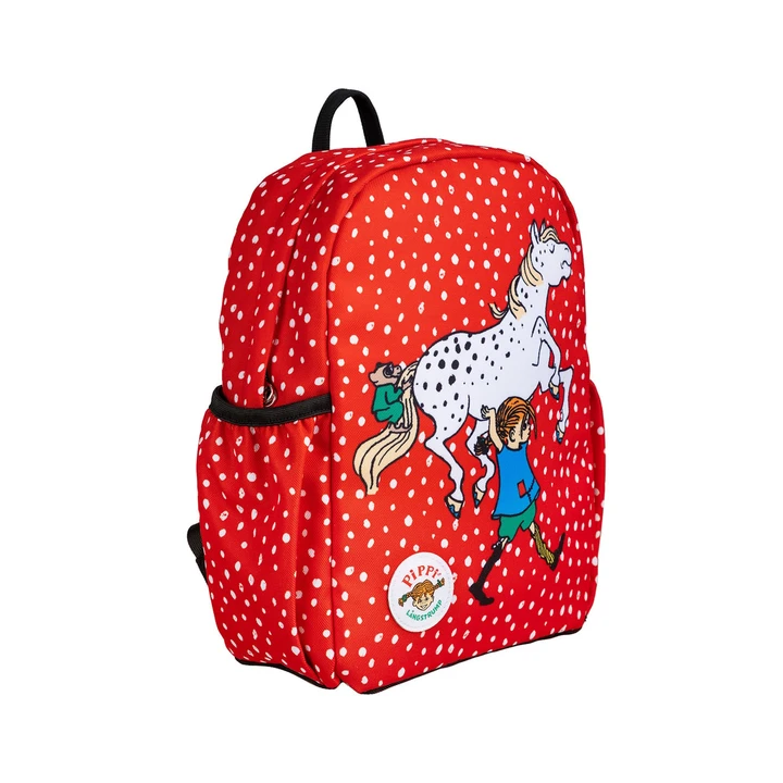 Pippi Longstocking Backpack Polka Dot Red – Small