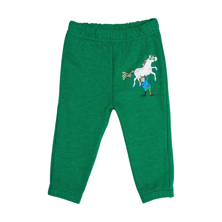 Pippi Langstrumpf Baby-Sweat-Hose - Grün
