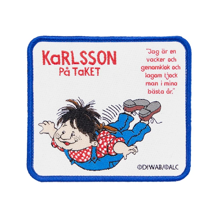 Stickerei-Patch Karlsson vom Dach – 8,5 cm