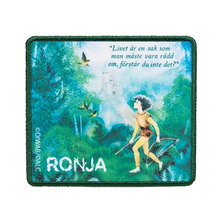 Stickerei-Patch Ronja Räubertochter – 8,5 cm
