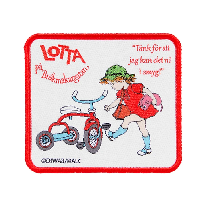 Stickerei-Patch Lotta aus der Krachmacherstraße – 8,5 cm
