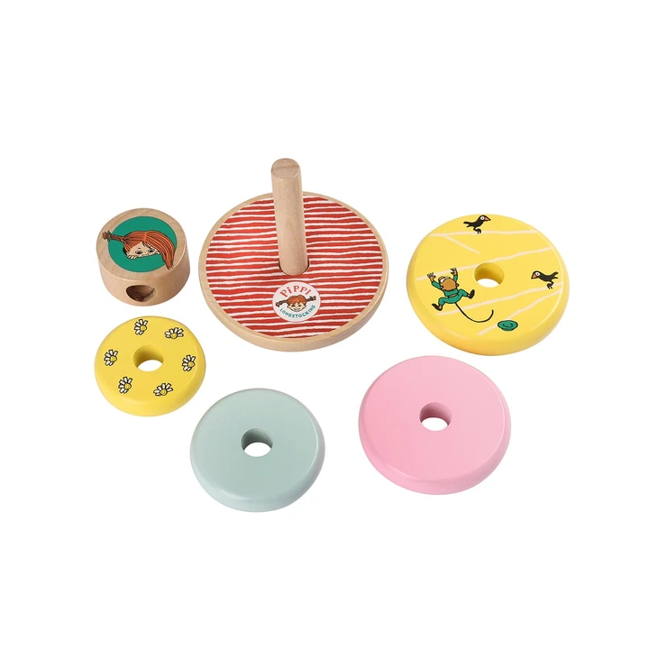 Stacking rings Pippi Longstocking