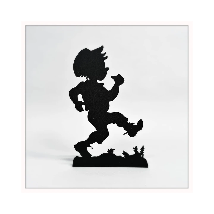 Michel aus Lönneberga Metall-Silhouette - Schwarz