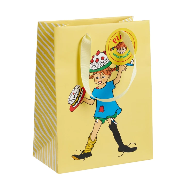 Pippi Longstocking Gift Bag Yellow – Medium