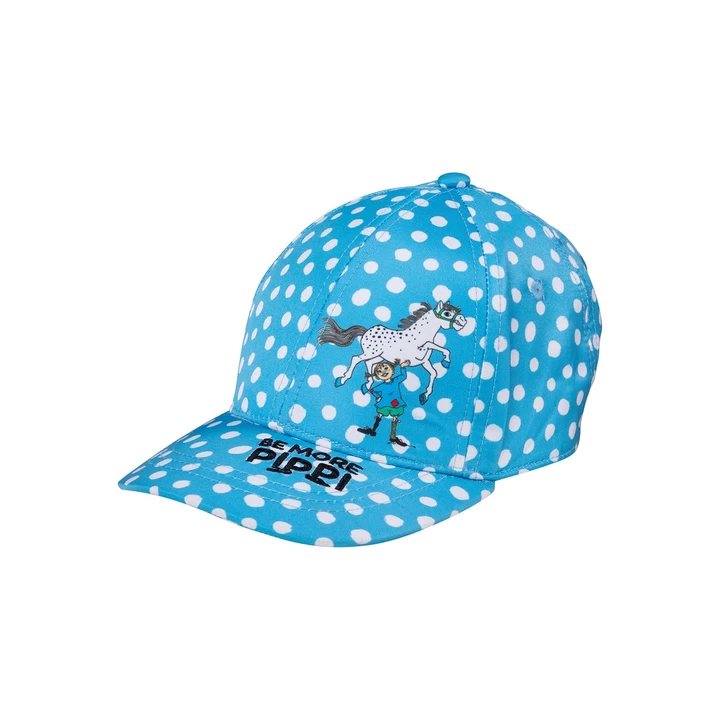 Pippi Longstocking kids Cap Dots - blue