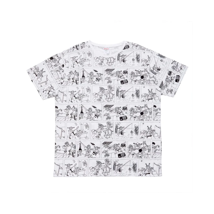 Pippi Långstrump & Vänner T-shirt Vit - Vuxen