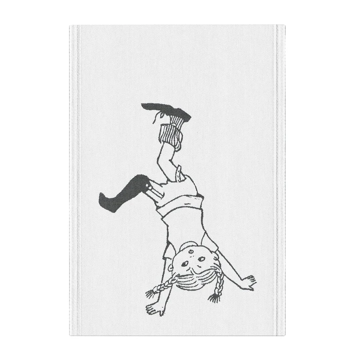 Pippi Langstrumpf Handtuch 35x50 cm – Weiß
