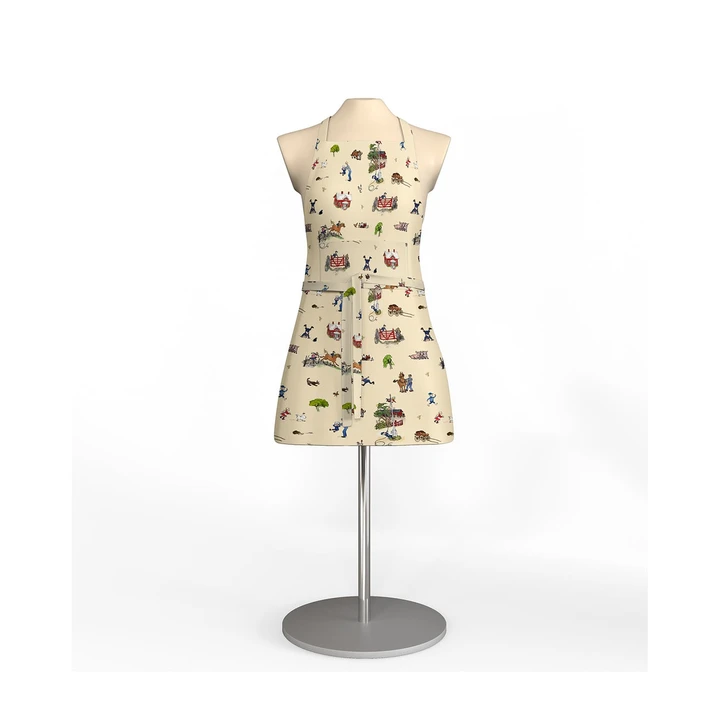 Apron Emil in Lönneberga beige - Kids