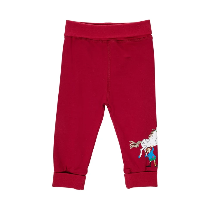 Pippi Langstrumpf Hose für Babys - Rot