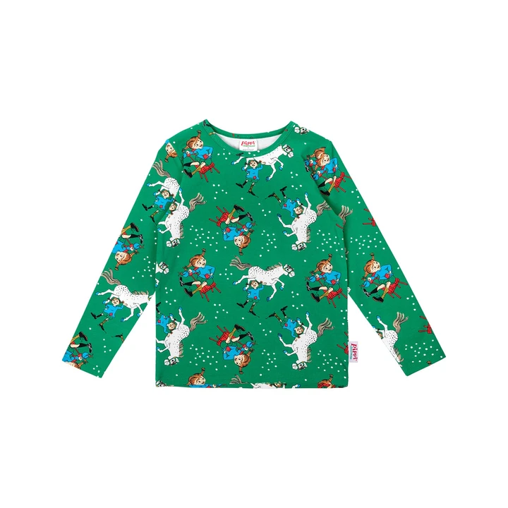 Pippi Langstrumpf Shirt - Grün
