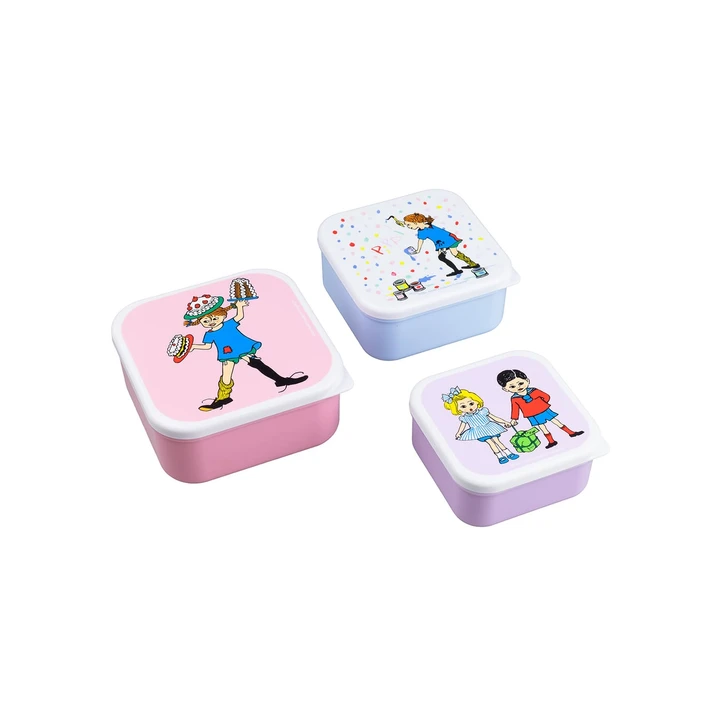 Pippi Langstrumpf Snackboxen – 3er-Set