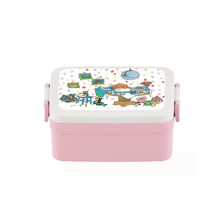 Pippi Langstrumpf Brotdose – Rosa