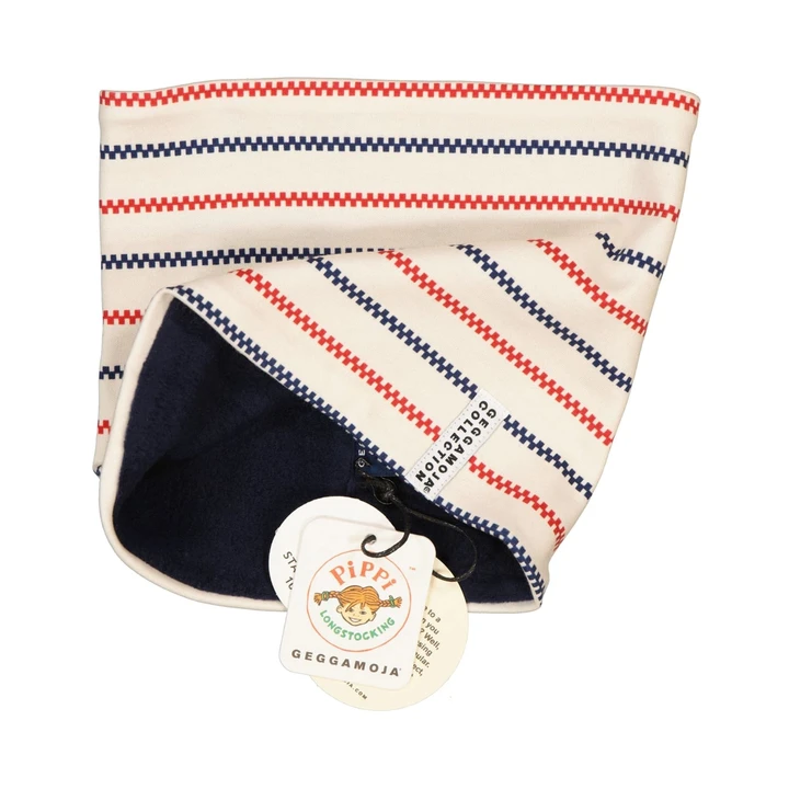 Neck warmer Pippi Longstocking - White