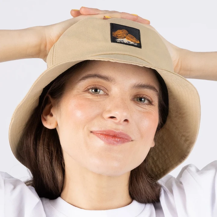 Anglerhut Pippi Langstrumpf Beige - Erwachsene