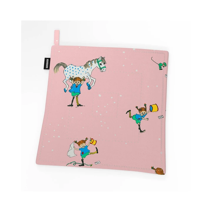 Topflappen Pippi und Freunde - Rosa