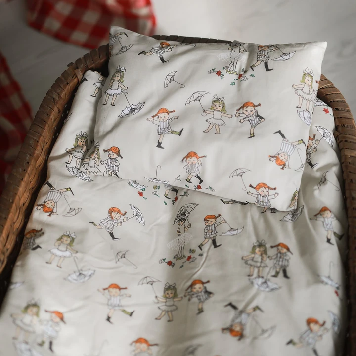 Bettwäsche Pippi Langstrumpf Beige – Kinderwagen