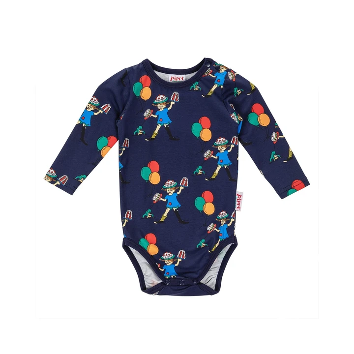 Bodysuit Pippi Longstocking - Blue