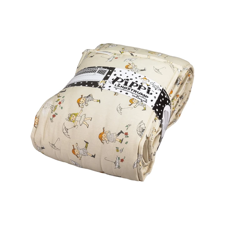 Cot bumper Pippi Longstocking - Beige