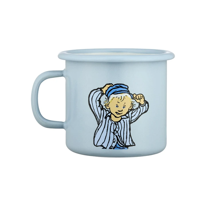 Enamel mug Emil in Lönneberga 2,5 dl  - Blue