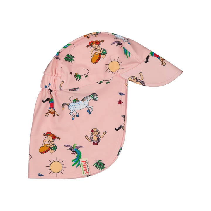 UV-Schirmmütze mit Nackenschutz Pippi Langstrumpf – Rosa