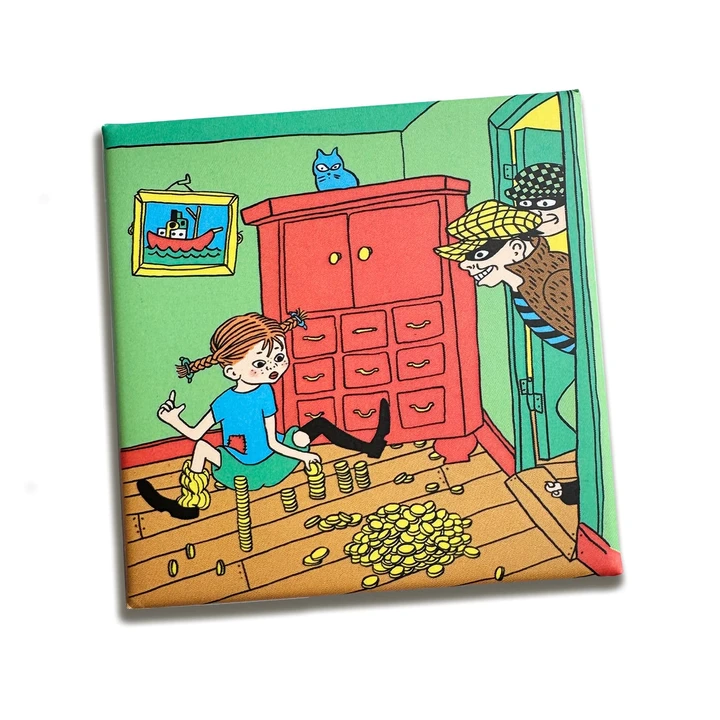 Magnet Pippi Longstocking gets a visit from thieves