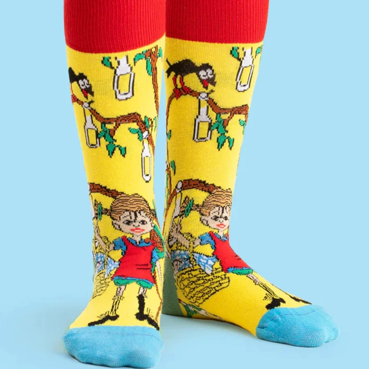 Socks Pippi Longstocking - Yellow