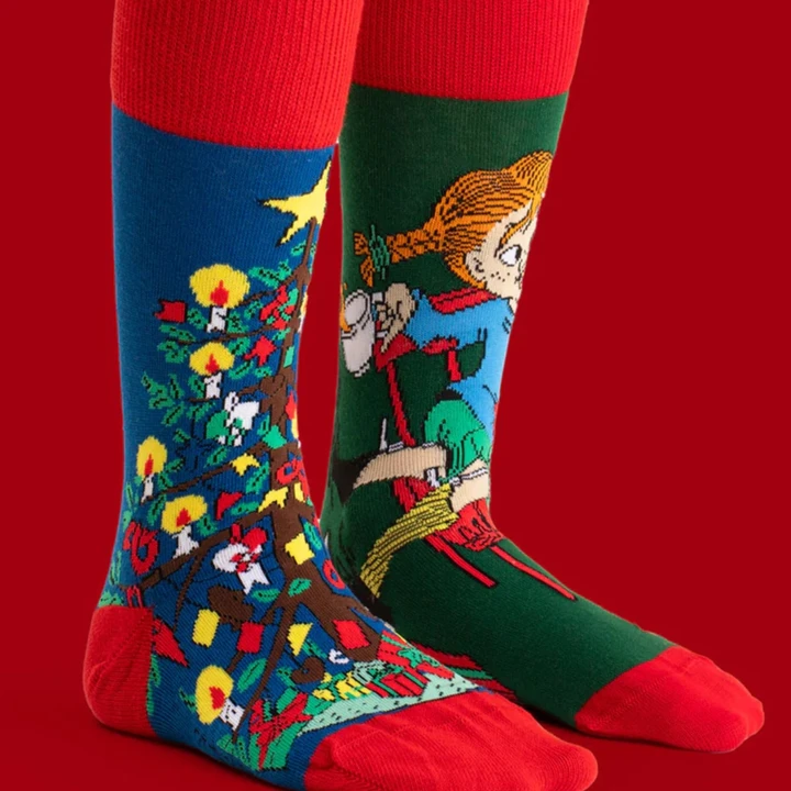 Socks Pippi Longstocking - Red