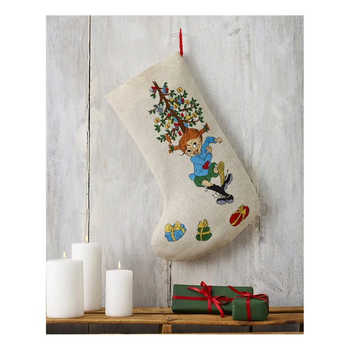 Stick-Set Pippi Langstrumpf – Weihnachtsstrumpf