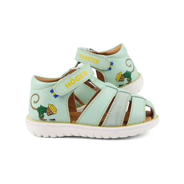 Sandalen Pippi Langstrumpf – Mintgrün