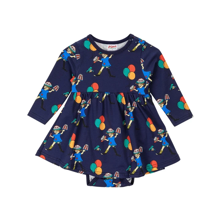 Bodysuit Pippi Longstocking - Blue