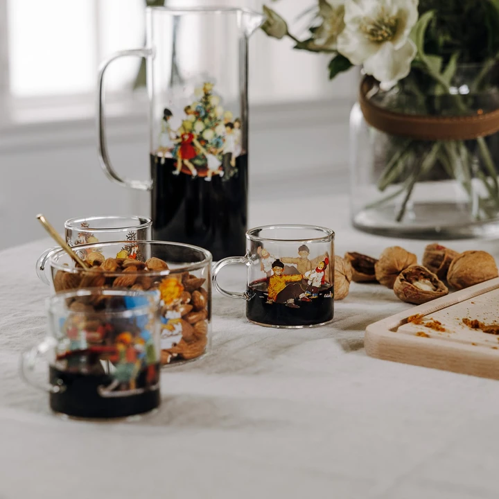 Mulled wine set Children of Noisy Village - 9 pcs