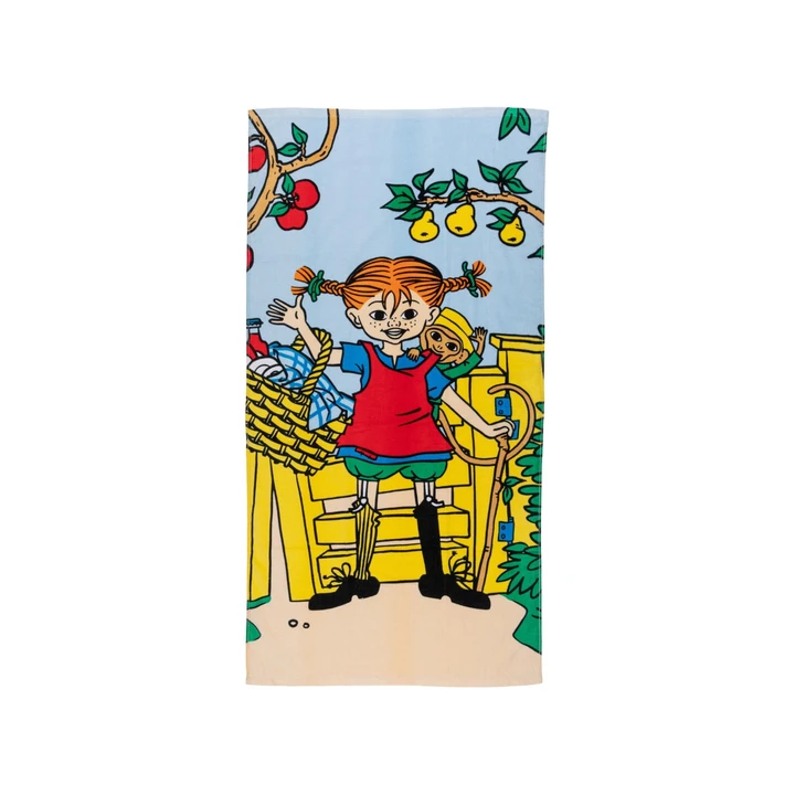 Towel Pippi Longstocking Picnic - 140 x 70 cm