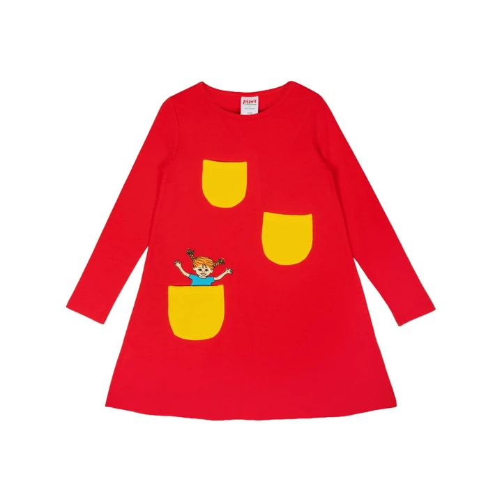 Dress Pippi Longstocking - Red