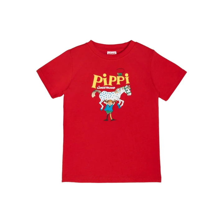 T-Shirt Pippi Langstrumpf – Rot