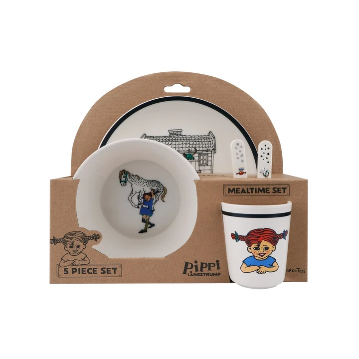 Kinderservice Pippi Langstrumpf RPET – 5 Teile